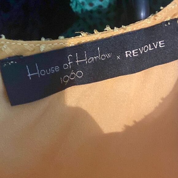 House of Harlow 1960 x Revolve Allegra Mustard Yellow Maxi Dress - Picture 7 of 11